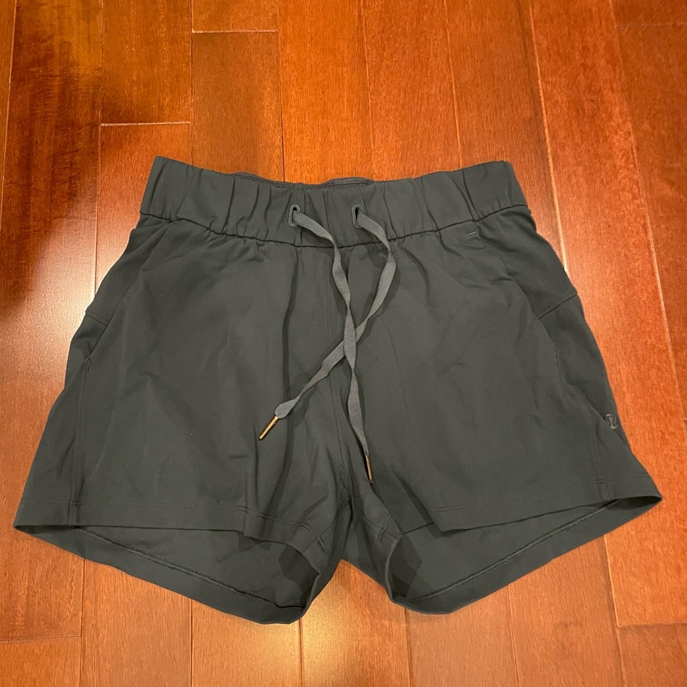 Indigo Lululemon Athletic Shorts